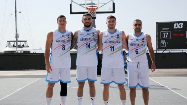Kişilərdən ibarət 3x3 basketbol millimiz 1/4 finalda