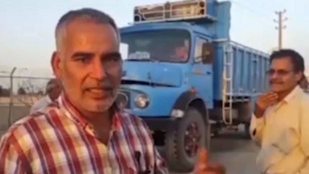 İranda yük maşını sürücüləri ayağa QALXDILAR  - VİDEO 