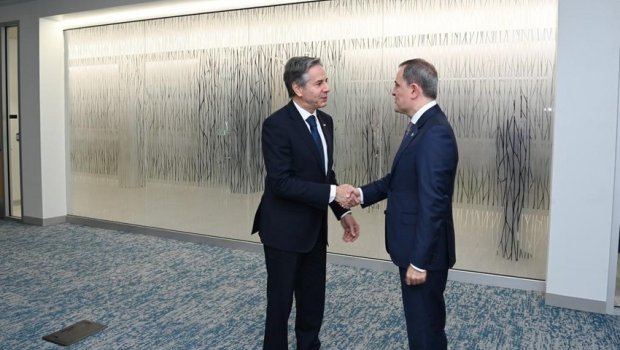 Ceyhun Bayramov Blinkenlə görüşüb - FOTO 