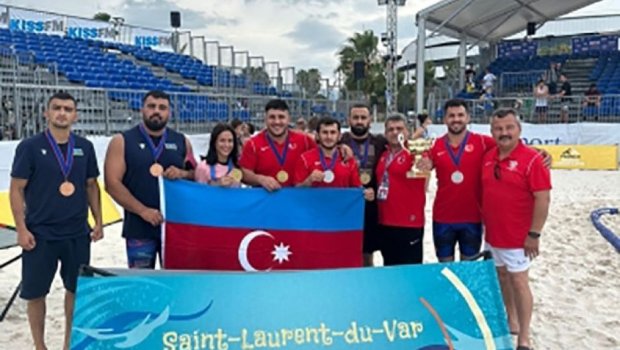 Çimərlik güləşçilərimiz Fransada üç medal QAZANDILAR