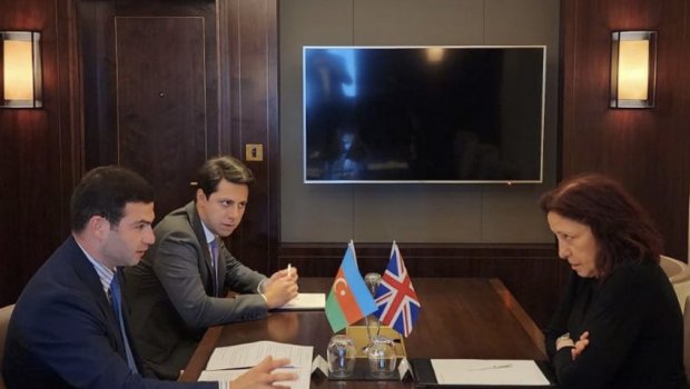 KOBİA-nın sədri Böyük Britaniyanın Kiçik Biznes üzrə Müvəkkili ilə fikir mübadiləsi aparıb