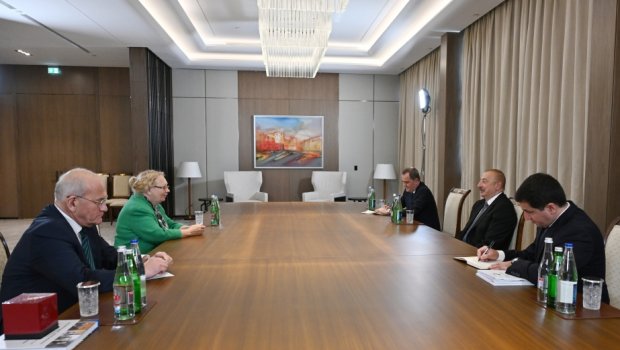 İlham Əliyev BMT rəsmisi ilə görüşdü - VİDEO