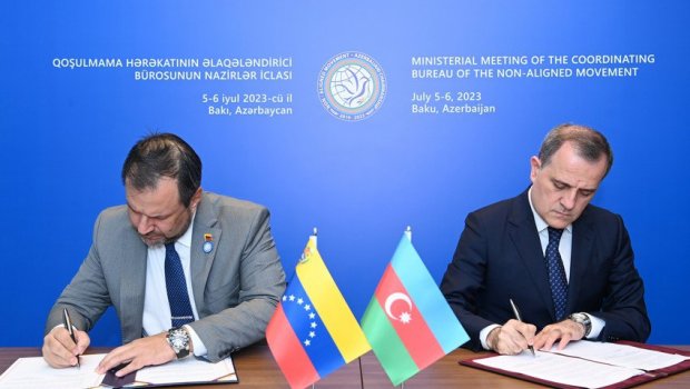 Azərbaycan və Venesuela Bolivar arasında memorandum imzalanıb - FOTO