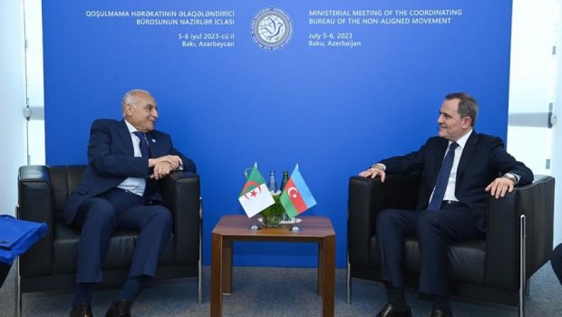 Azərbaycan və Əlcəzairin XİN başçıları arasında görüş olub - FOTO 