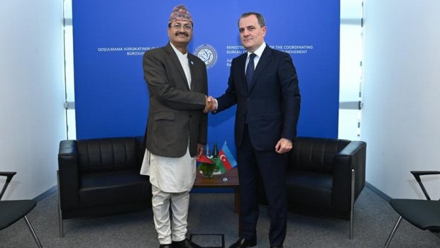 Azərbaycan - Nepal XİN başçıları arasında siyasi məsləhətləşmələr APARILIB - FOTO 