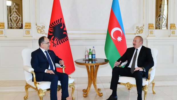 Azərbaycan və Albaniya prezidentlərinin təkbətək görüşü KEÇİRİLDİ - FOTO/VİDEO