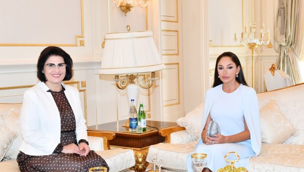 Mehriban Əliyeva Armanda Beqay ilə GÖRÜŞDÜ - FOTO/VİDEO