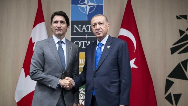 Ərdoğan Kanadanın Baş naziri ilə GÖRÜŞDÜ