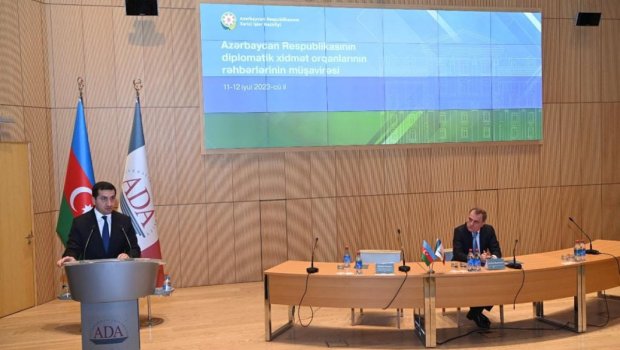 Azərbaycan diplomatlarının VIII müşavirəsi BAŞLADI - FOTO