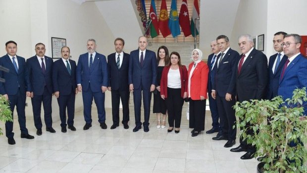 Numan Kurtulmuş TÜRKPA-nın Baş Katibliyinin inzibati binası ilə tanış OLDU - FOTO/VİDEO