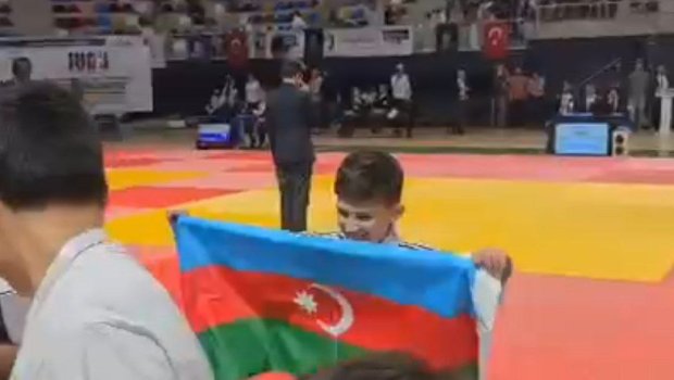 10 yaşlı cüdoçumuz erməni rəqibini 6 saniyədə məğlub ETDİ - VİDEO