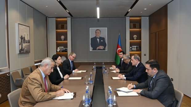 Ceyhun Bayramov BQXK-nın Azərbaycandakı nümayəndəsi ilə GÖRÜŞDÜ - FOTO