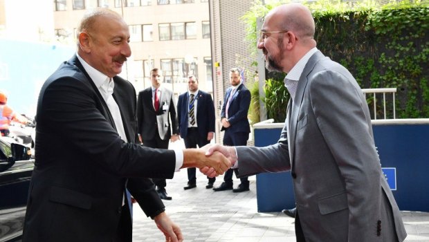 İlham Əliyevin Şarl Mişellə görüşü KEÇİRİLDİ - FOTO/VİDEO