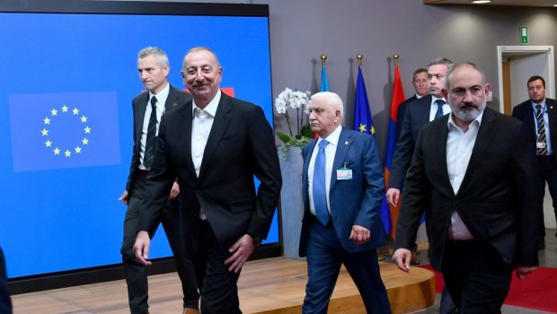 İlham Əliyevin Şarl Mişel və Paşinyanla görüşü BAŞA ÇATDI - VİDEO