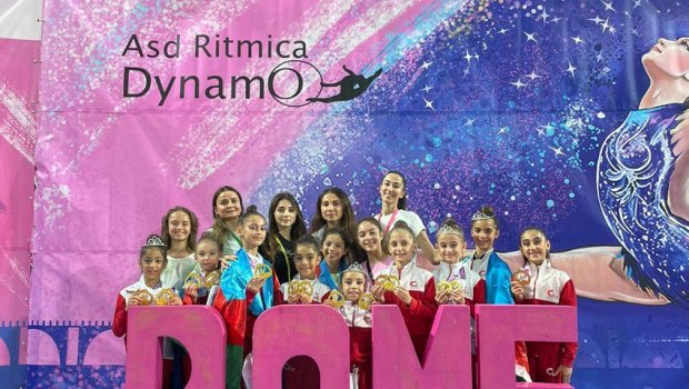 Azərbaycan gimnastları Romada qızıl medal qazandılar - FOTO
