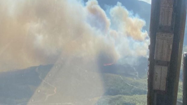 Mersin bölgəsində də güclü yanğın başladı