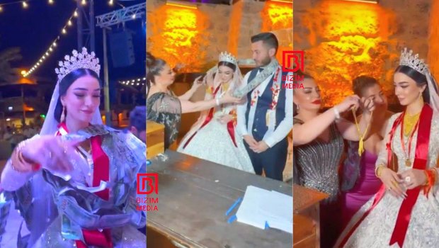 Nüşabə qızını qızıl və dollarlara SARIDI – VİDEO 
