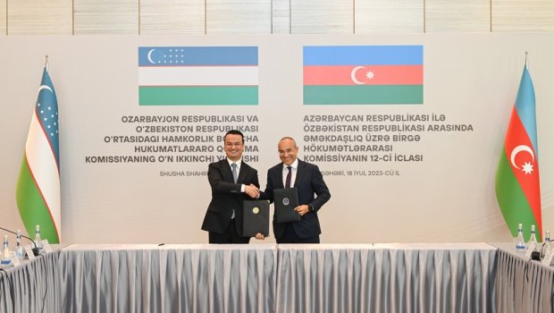 Şuşada Azərbaycan və Özbəkistan arasında sənədlər İMZALANDI - FOTO 