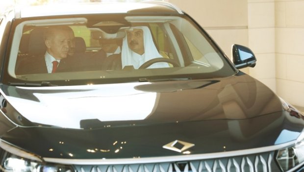 Ərdoğan Qətər əmirinə “Togg” hədiyyə edib - FOTO 