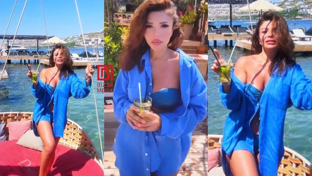 Afaqdan çimərlik geyimində cazibədar pozlar - FOTO/VİDEO