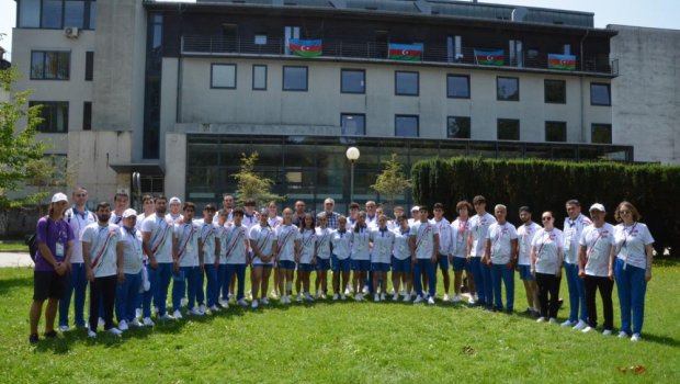 MOK-un rəsmiləri Slovakiyada idmançılarımızla görüşdülər - FOTO