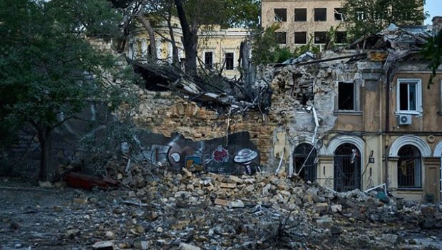 Rus ordusunun dağıtdığı Odessa - VİDEO