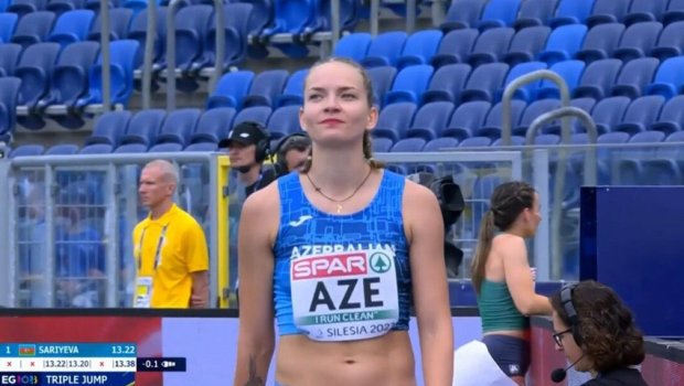 Azərbaycan atleti Berlində keçirilən yarışda birinci yeri tutdu - FOTO