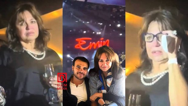 Xalq artisti Emin səhnədəki ifası ilə anasını göz yaşlarına boğdu - FOTO/VİDEO 