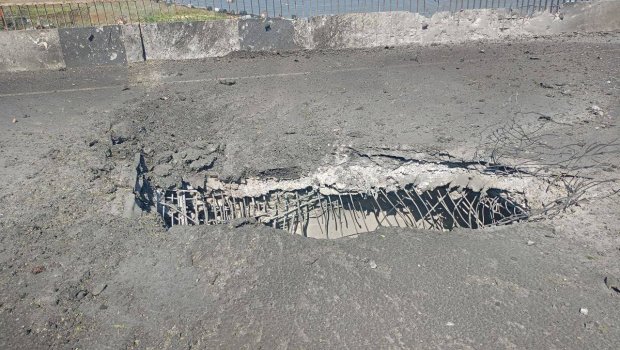 Ukrayna ordusu Krım körpülərinə zərbə endirdi - FOTO/VİDEO