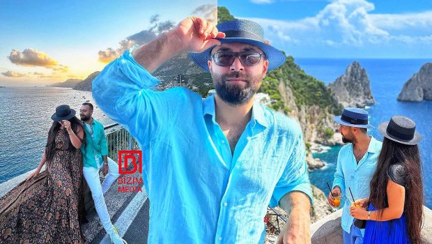 Azadın xanımı ilə romantik İTALİYA TƏTİLİ - FOTO