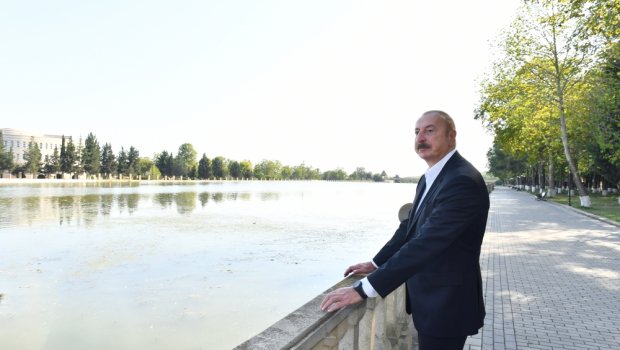 İlham Əliyev Qazaxa GETDİ - FOTO/VİDEO