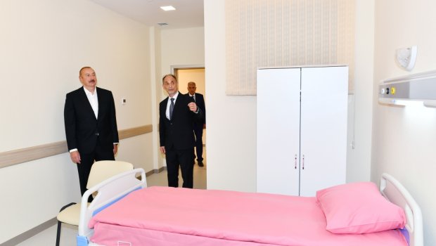 Samux Rayon Mərkəzi Xəstəxanasının yeni binasının açılışı olub - YENİLƏNİB/FOTO 