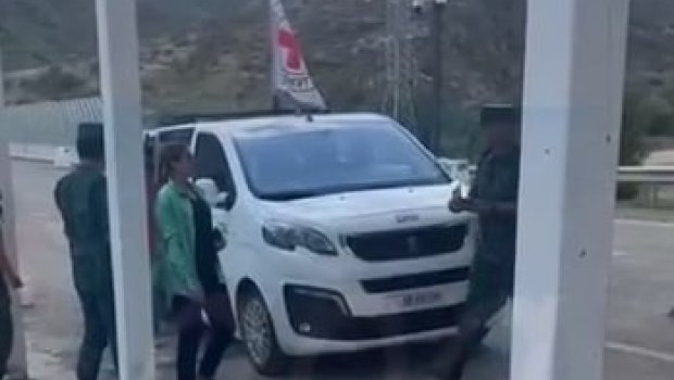 Qarabağdakı ermənilər növbəti dəfə Laçın məntəqəsindən KEÇDİLƏR - VİDEO 