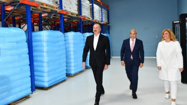 İlham Əliyev “Diamed” dərman istehsalı zavodunun AÇILIŞINDA – FOTO  