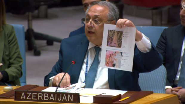 BMT-də ermənilərin “aclıq” iddiaları fotolarla susduruldu - FOTO/VİDEO