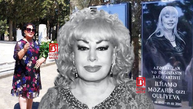 Aybəniz Haşımova bu gün doğum günü olan İlhamə Quliyevanın məzarını ziyarət etdi – FOTO/VİDEO 