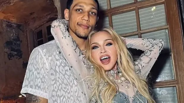 Madonna yenicə barışdığı böyük oğlunu yeni sevgilisi ilə tanış edib - FOTO