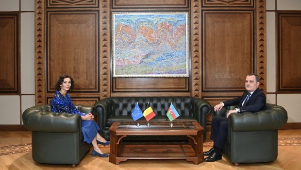 Azərbaycan və Belçika xarici işlər nazirlərinin görüşü başa çatıb - YENİLƏNİB/FOTO