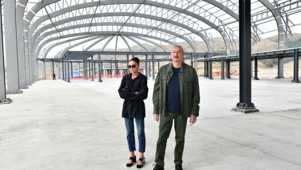 Laçın Beynəlxalq Hava Limanında tikinti işləri DAVAM ETDİRİLİR - FOTO