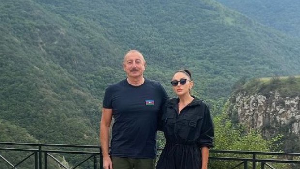 Birinci xanım Kəlbəcər və Laçın səfəri ilə bağlı PAYLAŞIM ETDİ - FOTO 