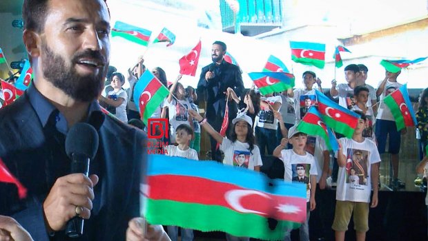 Zamiq Hüseynov şəhid övladları üçün oxudu - FOTO/VİDEO