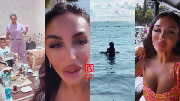 Maldiv adalarından sonra Lətifə oğlu ilə Monteneqroya tətilə GETDİ – VİDEO 