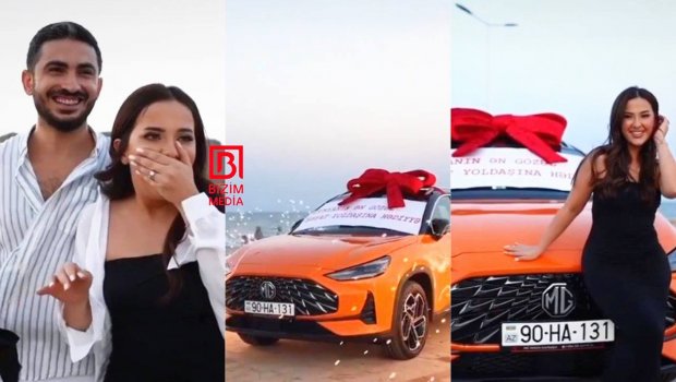 Azərbaycanlı fotoqraf xanımına 50 minlik avtomobil hədiyyə ETDİ – FOTO/VİDEO 
