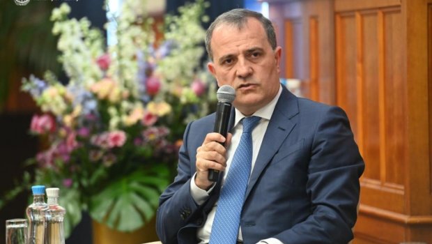 Ceyhun Bayramov Macarıstan diplomatik nümayəndəlik rəhbərlərinin konfransında çıxış edib - FOTO 