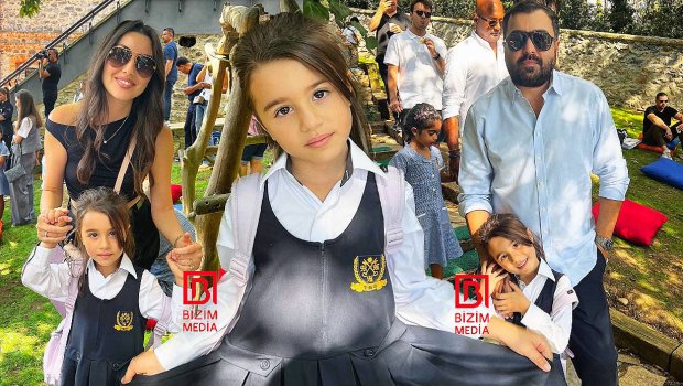 Safura əri ilə birgə qızlarını birinci sinifə yola saldı - FOTO 