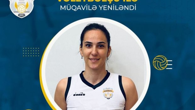 “Azərreyl” klubu 4 voleybolçu ilə müqaviləni yeniləyib