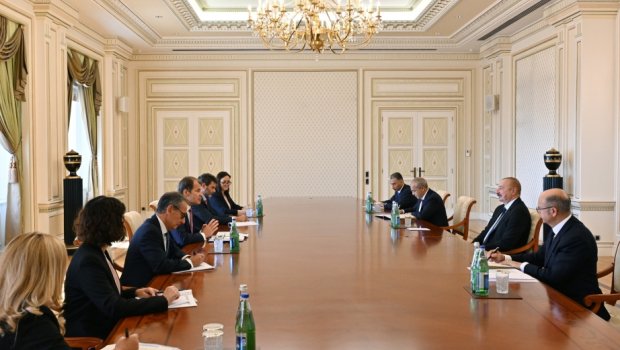 İlham Əliyev Avropa Yenidənqurma və İnkişaf Bankının birinci vitse-prezidentini qəbul edib - VİDEO