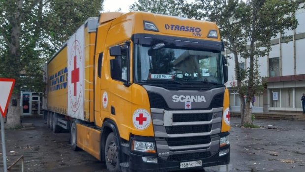 Rusiya Qızıl Xaç Cəmiyyətinin yardım maşınının hələ də Xankəndiyə keçidi baş tutmayıb