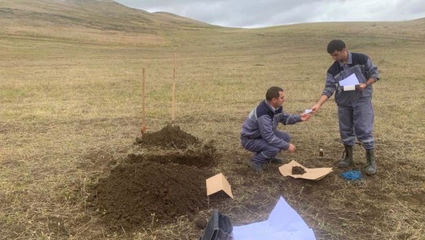 İşğaldan azad olunmuş ərazilərdə çöl ölçmə işləri APARILDI - FOTO 
