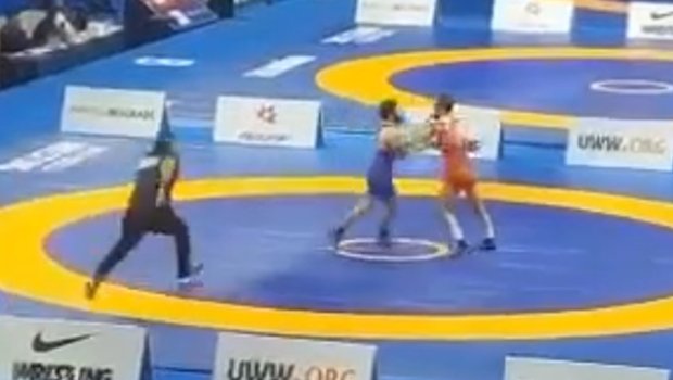 Hacı Əliyevlə erməni güləşçi arasında QALMAQAL – VİDEO  